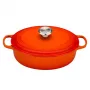 Le Creuset ketaus ovalus troškinimo puodas 27 cm 3,4 l Volcanic Orange