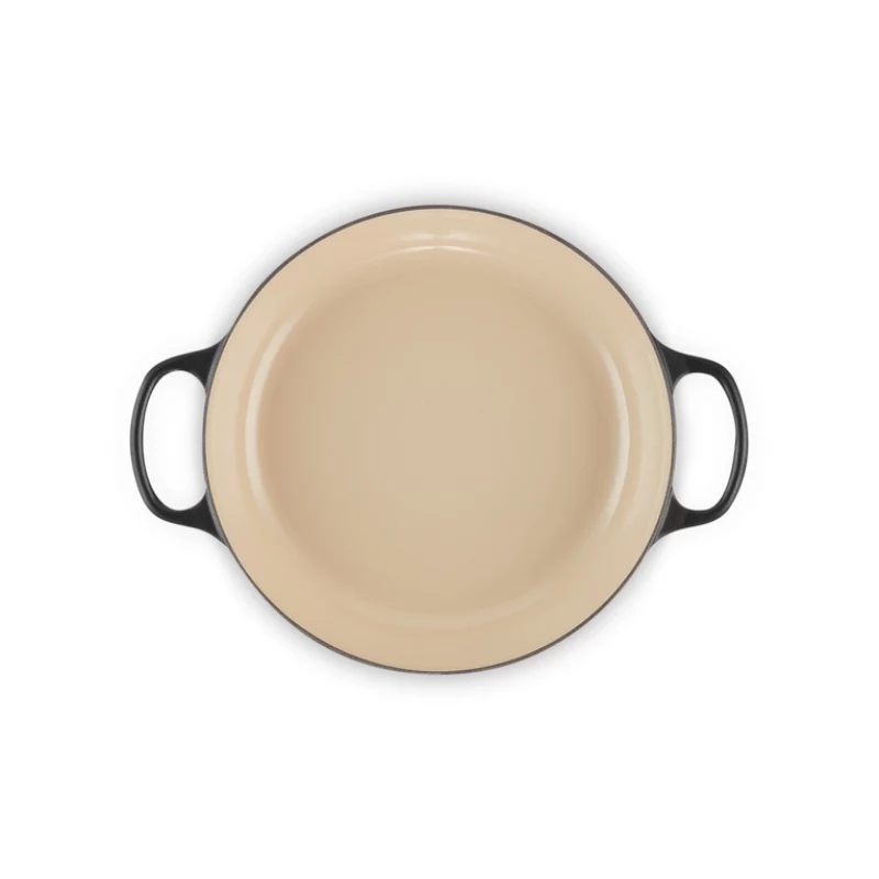 LE CREUSET ketaus negilus puodas 30 cm 3,5 L matinis juodas