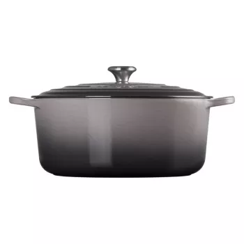 LE CREUSET ketaus apvalus troškinimo puodas 34cm 12L pilkas