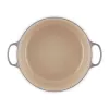 LE CREUSET ketaus apvalus troškinimo puodas 34cm 12L pilkas