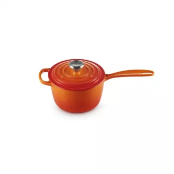 Le Creuset ketaus puodas 16 cm 1,5 l oranžinis