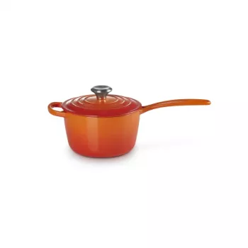 Le Creuset ketaus puodas 16 cm 1,5 l oranžinis