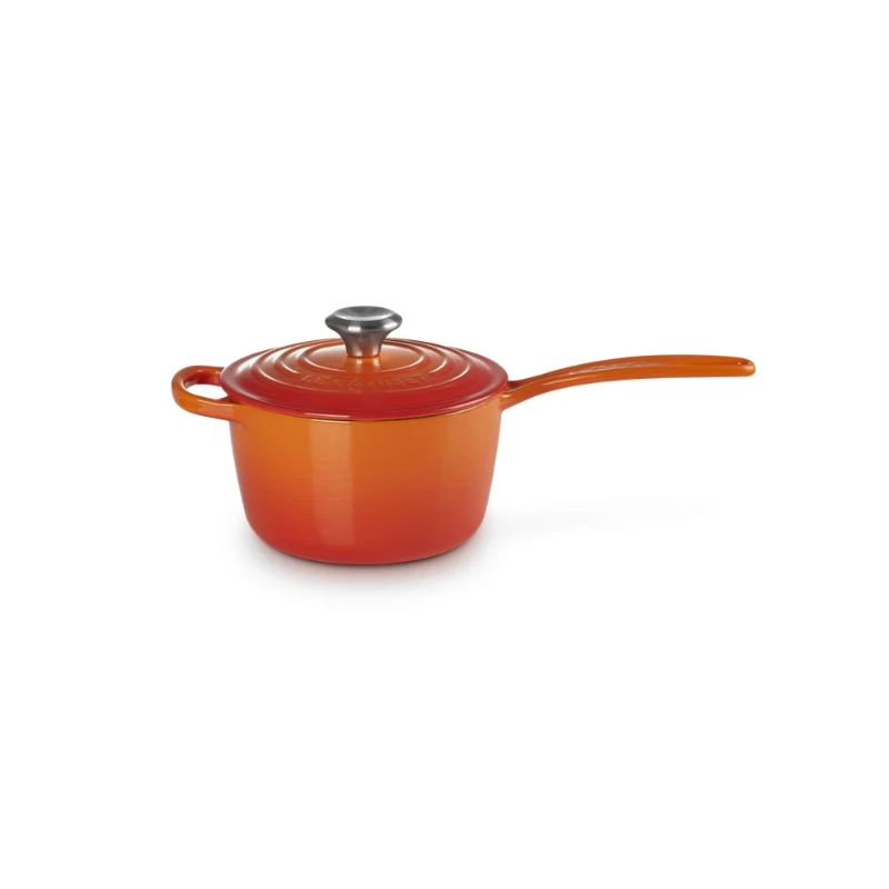 Le Creuset ketaus puodas 16 cm 1,5 l oranžinis