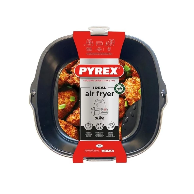 PYREX metalinė kepimo skarda gruzdintuvui 22x21x7,5 cm