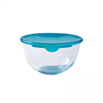 PYREX stiklinis maišymo dubuo su dangteliu 2,3L Ø21cm