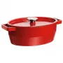 Pyrex ketaus ovali troškintuvė 5,8L raudona 33x25cm