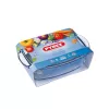 PYREX Stiklinė talpa su dangteliu 4,5L stačiakampė Essentials 33x20x14cm
