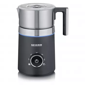 Severin SM 3586 Spuma 700 indukcinis pieno putų plakiklis, juodas / nerūdijančio plieno