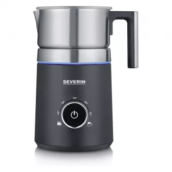 Severin SM 3586 Spuma 700 indukcinis pieno putų plakiklis, juodas / nerūdijančio plieno
