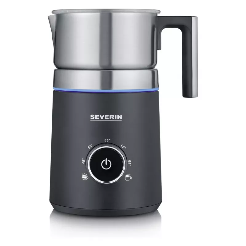 Severin SM 3586 Spuma 700 indukcinis pieno putų plakiklis, juodas / nerūdijančio plieno