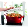 Pyrex ketaus ovali troškinimo keptuvė 3,8 l raudona 29x21 cm