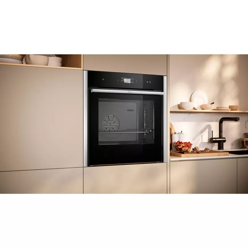 Neff B64FS31N0 N90 įmontuojama orkaitė su FullSteam, 71L, nerūdijantis plienas