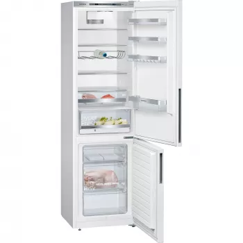 Siemens KG39EAWCA iQ500 laisvai pastatomas šaldytuvas-šaldiklis, 201 cm aukščio, energijos efektyvumo klasė C, baltas