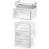 Bosch KGN36VIBT Serie 4 laisvai pastatomas šaldytuvas-šaldiklis, 186 cm aukščio, energinio efektyvumo klasė D, sidabrinės spalvos