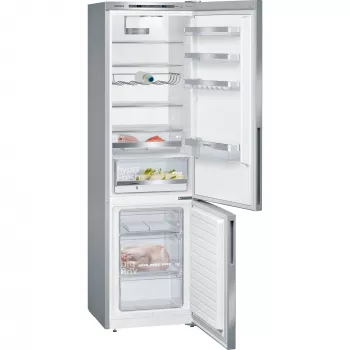 Siemens KG39EALCA iQ500 Laisvai pastatomas šaldytuvas-šaldiklis, 201 cm aukščio, C energinio efektyvumo klasė, sidabrinis