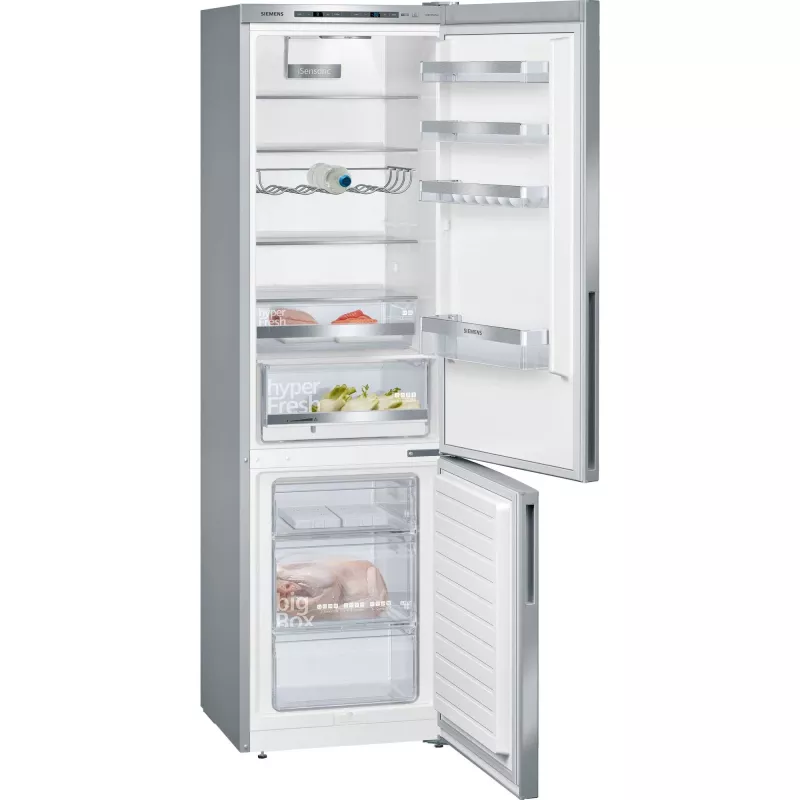 Siemens KG39EALCA iQ500 Laisvai pastatomas šaldytuvas-šaldiklis, 201 cm aukščio, C energinio efektyvumo klasė, sidabrinis