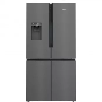Siemens KF96DPXEA iQ700 French Door šaldytuvas-šaldiklis su vandens ir ledo dozatoriumi, 183 cm, energijos klasė E, nerūdijantis plienas