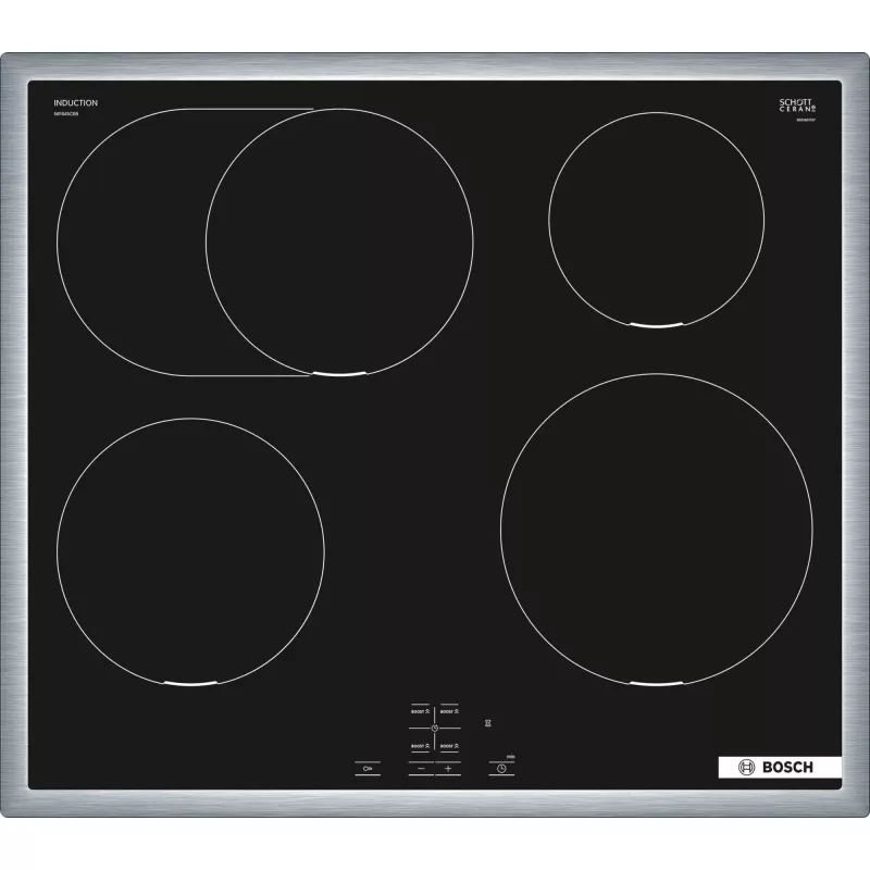 Bosch HND415LS62 įmontuojama orkaitė ir keraminė kaitlentė, 71 l, 7 funkcijos, nerūdijantis plienas