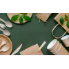 GoGreen kompostuojami nendrių šiaudeliai, 20 vnt., natūralūs geriamieji šiaudeliai