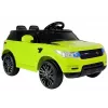 PETMEX HL1638 žalias elektrinis važiuojamasis automobilis vaikams su LED apšvietimu, MP3 grotuvu ir nuotolinio valdymo pultu