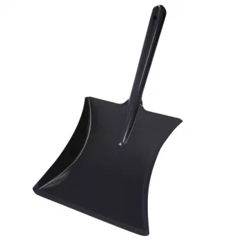 YORK metalinė šiukšlių semtuvė su guminiu kraštu ir ergonomiška rankena 220 mm
