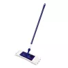 YORK Smart plokščioji šluostė-su šepečiu 45x15 cm su teleskopiniu kotu 74-130 cm, mikropluoštas, pilka/mėlyna