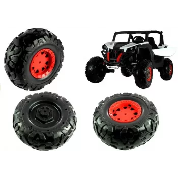 LEAN CARS EVA ratas XMX Buggy – 250 mm keičiamas ratas, juodas