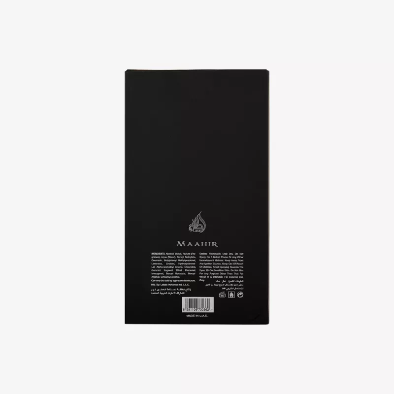 Lattafa Maahir Black Edition Eau de Parfum purškiklis 100ml