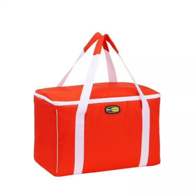 GIOSTYLE Termo krepšys Evo Square Assorted, žalias/raudonas/mėlynas su dekoru, 15 L