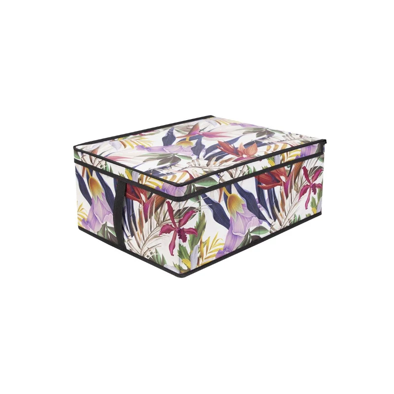 ORDINETT Sulankstoma dėžė M dydžio 48x36x19cm Floral Beauty
