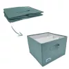 ORDINETT Box Cube 29x29x18,5 cm mėtų spalvos laikymo dėžė su dangčiu