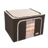 ORDINETT Audinio dėžė L 50x40x32 cm Assorted – Sulankstoma laikymo dėžė su dangčiu ir rankenomis, 64 L