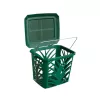 BIOBAG Biowaste Basket MaxAir 7L 24x19,7x20,5cm žalia