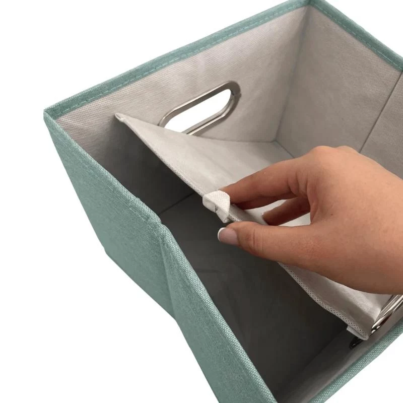 ORDINETT Box M 28,5x25,5x20,5 cm mėtų spalvos daiktadėžė