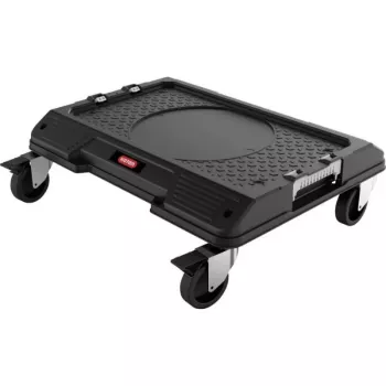 KETER DIY Connect vežimėlis 55,7x43,7x16,4 cm, juodas/raudonas, IP54, 30 kg apkrova
