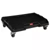 KETER DIY Connect vežimėlis 55,7x43,7x16,4 cm, juodas/raudonas, IP54, 30 kg apkrova