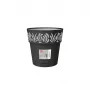 STEFANPLAST Gaia gėlių vazonas su padėklu, apvalus, 20 cm skersmens, 19 cm aukščio, 6 L, juodas
