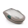 STEFANPLAST Cat Toilet Furba Chic 59x39x22 cm šviesiai pilka/žalia