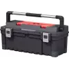KETER DIY Hawk įrankių dėžė 26 su organizatoriumi, 66 x 28,7 x 26,6 cm, juoda/raudona