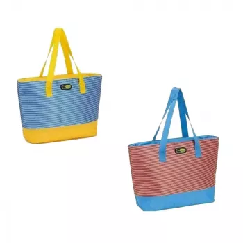 GIOSTYLE Beach Tote paplūdimio krepšys, įvairių spalvų, raudona/mėlyna/mėlyna/geltona