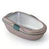 STEFANPLAST Cat Toilet Furba Chic Maxi 69.5x47x26 cm šviesiai pilka/žalia