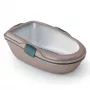 STEFANPLAST Cat Toilet Furba Chic Maxi 69.5x47x26 cm šviesiai pilka/žalia