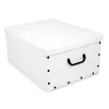 ORDINETT kartoninė dėžė 49x39x25cm Big Box vientisos spalvos asorti balta/juoda/tamsiai mėlyna/šviesiai pilka