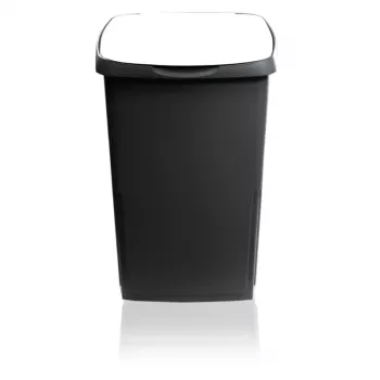 GIOSTYLE Eco Solution 45 L atliekų šiukšliadėžė, tamsiai pilka/balta