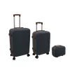 ORDINETT stalčių komplektas, 3 vnt., 60L + 43L + 15L, pilkas