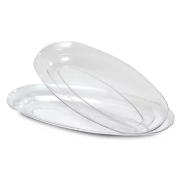 GUARDINI plastikiniai padėklai permatomi, 2 vnt. rinkinys, Easy Bake, 46x23 cm