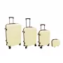 ORDINETT lagaminų rinkinys, 4 dalių, 98L + 60L + 43L + 15L, baltas