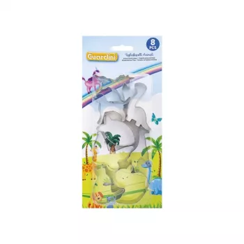 GUARDINI Gingerbread and Cookie Cutter Set 8 pcs. Animals