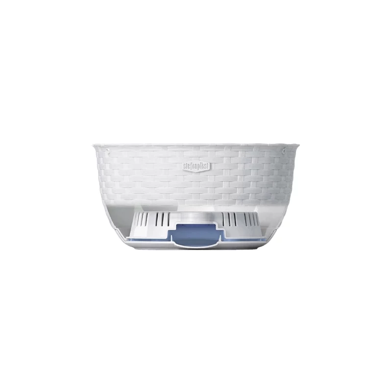 STEFANPLAST Natural pakabinama gėlių vazonas Ø30x14.5cm rudos spalvos