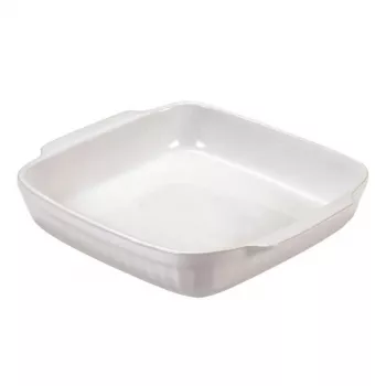 GUARDINI Ceramica kvadratine keramine kepimo forma 22,5 x 22,5 x 5 cm, balta